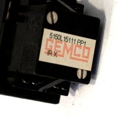 NEW GEMCO 5150L15111-PP1 PUSHBUTTON 110V, 5150L15111PP1