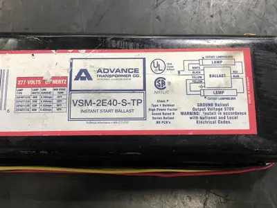 USED ADVANCE TRANFORMER CO VSM-2E40-S-TP