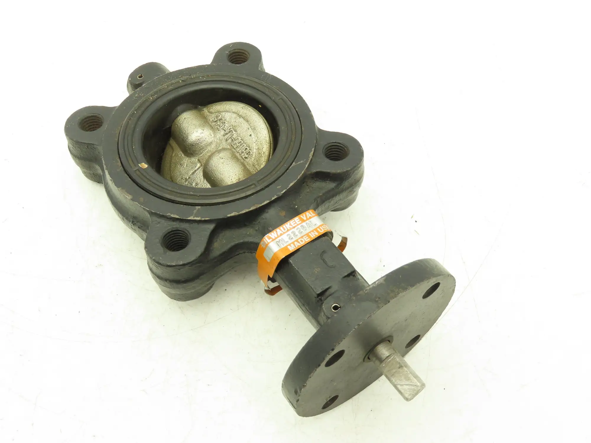 Milwaukee ML222B  3" Butterfly Valve Lug Style Iron Disc No Handle