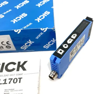 New | in-Stock SICK Fiber Optic Amplifier, M8 4-Pin Connection, 6063341 PLC Processors Michigan US | Maverick Industrial Sales #1460535