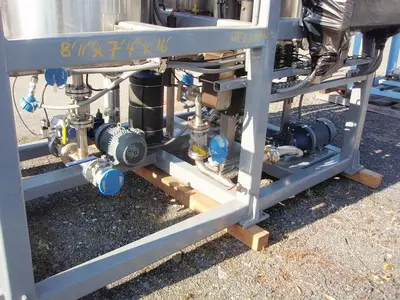 Scrubber, Solvent Recovery, 600 CFM, S/st, Chiller, Carbon, #C737471