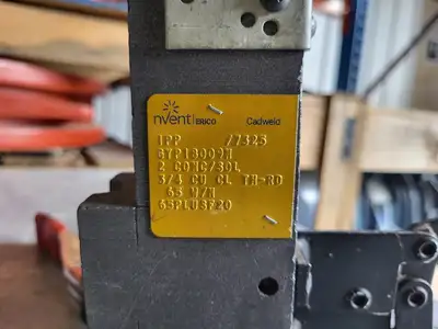 Cadweld Cable Mold IPP/7325 GYP18009N 2 CONC/SOL 3/4CU CL TH-RD 65 W/N 65PLUSF20