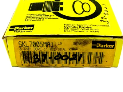 NEW PARKER SKL7005MA1 SEAL KIT 3 1/4" BORE 1" ROD