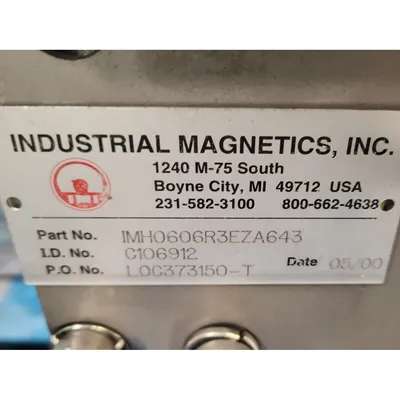 USED INDUSTRIAL MAGNETICS, INC. IMH0606R3EZA643