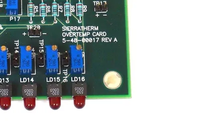 NEW SIERRATHERM 5-48-00017 OVERTEMP CARD REV. A, 54800017
