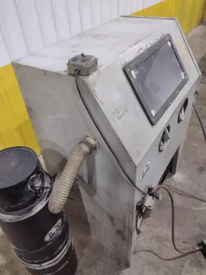 SKAT BLAST DRY BLAST SYSTEM ABRASIVE AIR SAND SHOT BOOTH & DUST COLLECTOR: YOBRO #24818