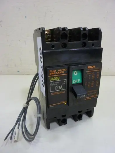 Used FUJI ELECTRIC SA33B-20 Circuit Breakers Michigan US | Ideal Machinery #581300