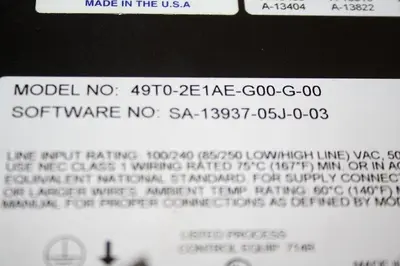 USED BARBER COLMAN 49T0-2E1AE-G00-G-00