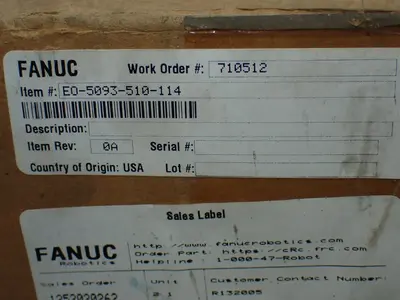 NEW FANUC EO5093510114