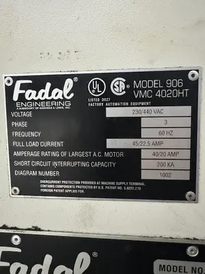 2000 FADAL VMC-4020 Vertical Machining Centers | Toolquip, Inc. (5)