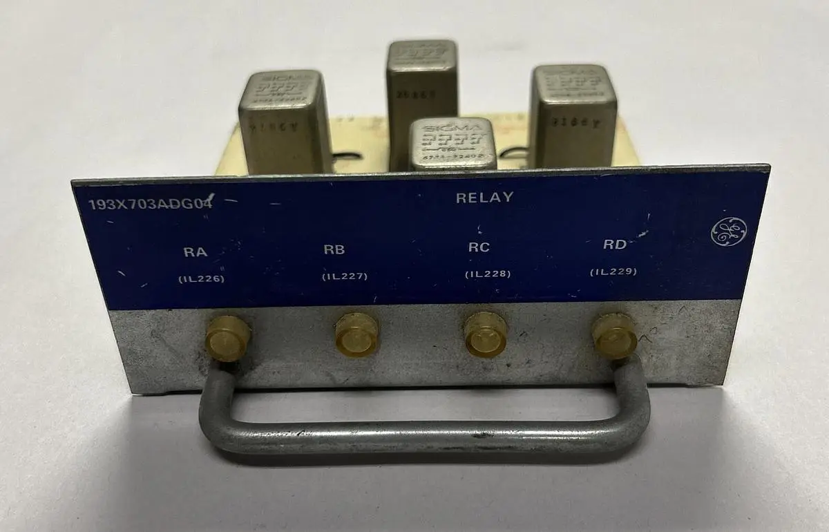 Used GENERAL ELECTRIC 193X-703ADG04 Relays & Switches Ohio US | Surplus Asset Holdings #1236021