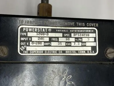 Used POWERSTAT _UNKNOWN_ Miscellaneous Equipment (Electrical & Power) Ohio US | Surplus Asset Holdings #1210102
