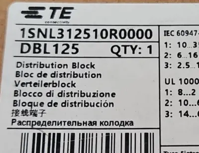 Used ABB DBL125 Terminal Blocks South Carolina US | Palmetto Automation #1539727