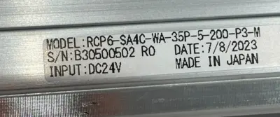 NEW IAI CORP. RCP6-SA4C-WA-35P-5-200-P3-M CYLINDER 24V RCP6SA4CWA35P5200P