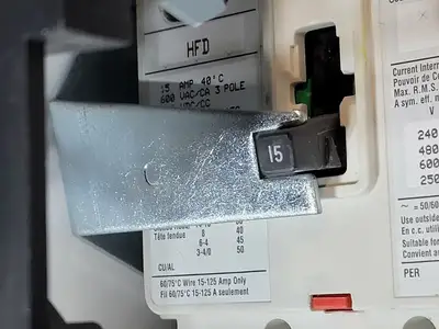 3 hp, 600 Volts, 3-Phase VFD SVX002A1-5A4N1 Bucket for Freedom 2100 MCC Frame