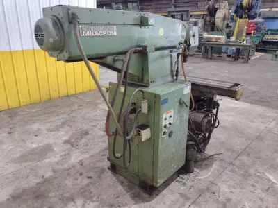 #2 CINCINNATI MODEL #207 HORIZONTAL MILL WITH VERTICAL TOOLMAKERS OVERARM: STOCK #22270