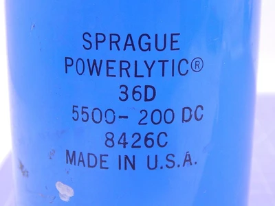 Used SPRAGUE POWERLYTIC _UNKNOWN_ Capacitors | OCO Industrial #1611088