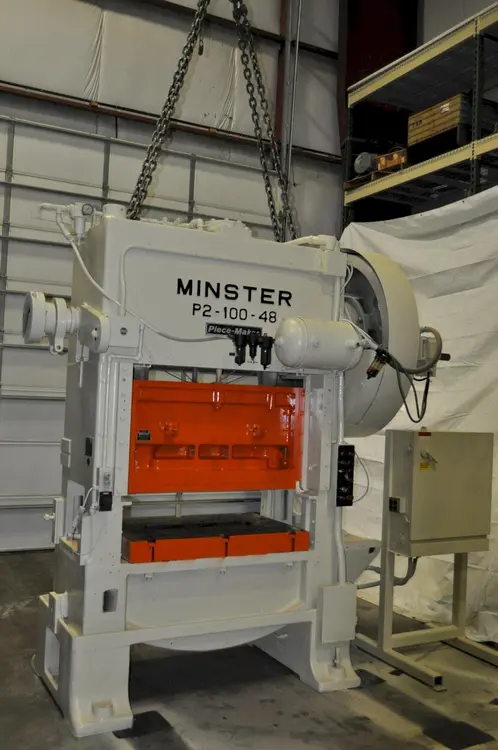 Used MINSTER P2-100 Straight Side Presses Ohio US | D & D Industries #437818