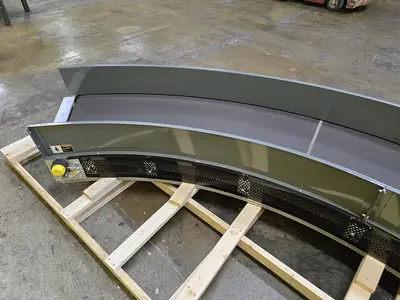 Used 2019 TRANSNORM BELTED CURVE CONVEYOR Belt Conveyors Wisconsin US | Packer City Sales #1297936