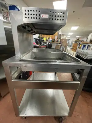 Used Marshall Used Marshall 145486SS Commercial Stainless Steel Deep Fryer Warming Dump Station 120V Heated Cabinets & Displays Illinois US | Falcon Restaurant Supply #1375721