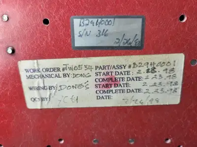 USED TECH POWER CONTROLS D27H0000