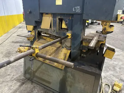 110 TON GEKA MODEL #HYD-110 HYDRUALIC IRONWORKER, NEW 1999: YOBRO #23975