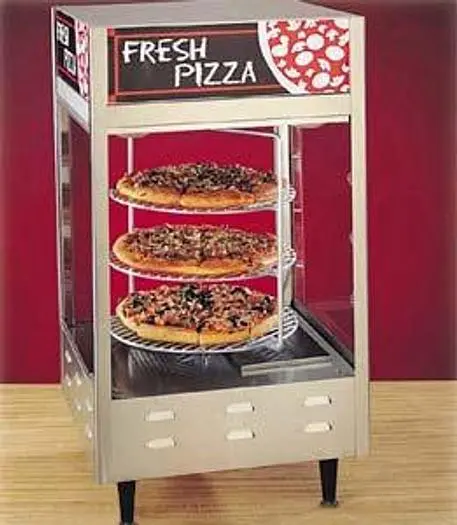 ROTATING -  3 TIERED PIZZA MERCHANDISER - 12" RACKS