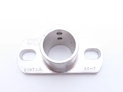 Hollaender 46-7 1-1/4 Speed-Rail Base Flange 1-1/4" Pipe Fits 1.66" OD Lot of 6