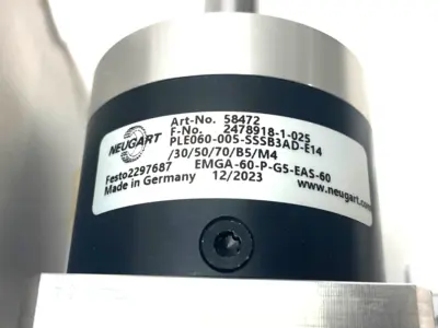 USED FESTO GEAR UNIT 5:1 RATIO 13,000RPM