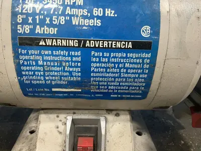 Used WESTWARD 4TM71 Pedestal Type Grinders (Double End) Ohio US | HGR 24 #1437859