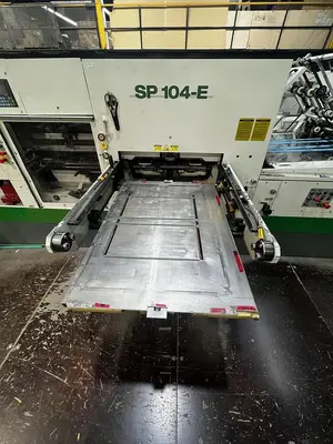 USED 2003 BOBST SP 104-E DIE CUTTER