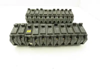 General Electric THQB1120 Circuit Breaker 1-Pole 20A Screw In 120/240V Lot of 22
