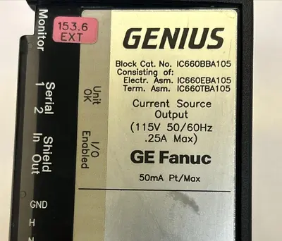 USED GE FANUC IC660BBA105