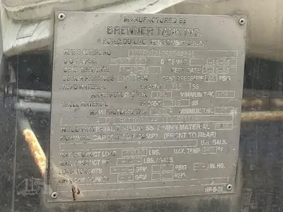 Used 1994 BRENNER _UNKNOWN_ Tanker Trailers Indiana US | Lakeshore Equipment Sales #1546612