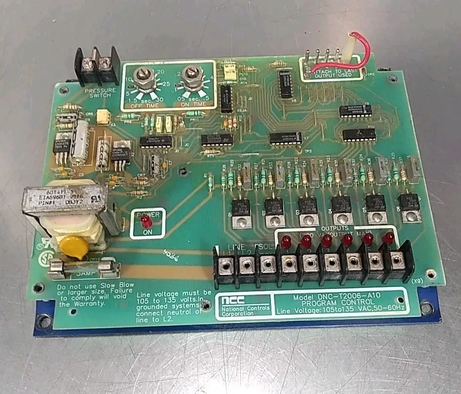 AMETEK Dnc-T2006-A10 Industrial Dust Collector Control Pc Board 3A26