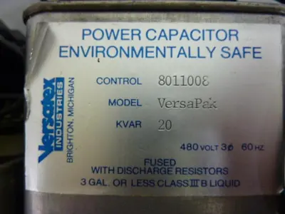 USED VERSATEX INDUSTRIES CONTROL306