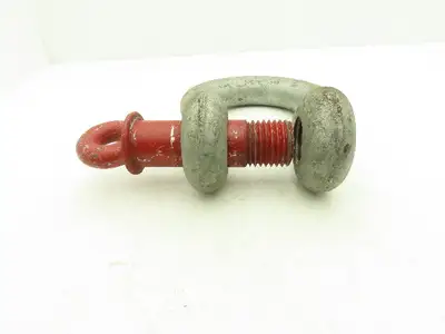 Crosby G-209 1-3/4" Galvanized Carbon Anchor Shackle with 2" Alloy Screw Pin
