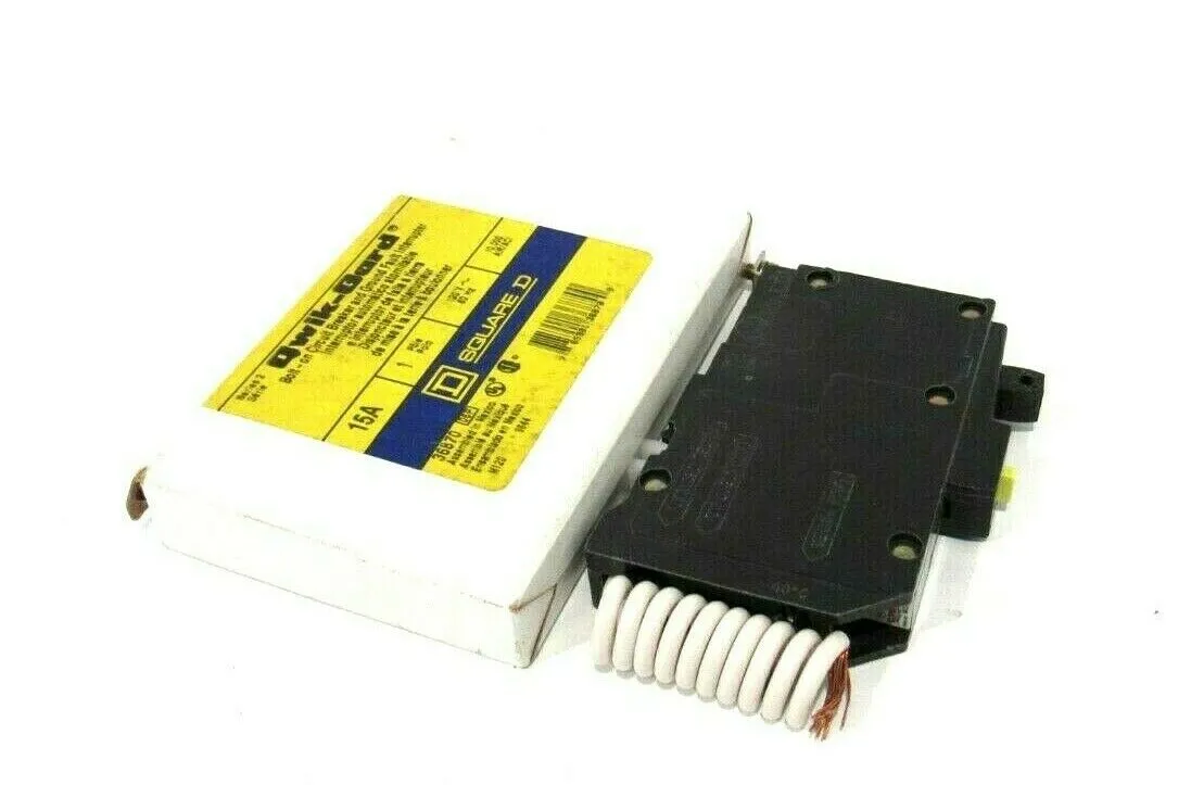 NEW SQUARE D QOB115GFI CIRCUIT BREAKER SER.2 15A 1 POLE