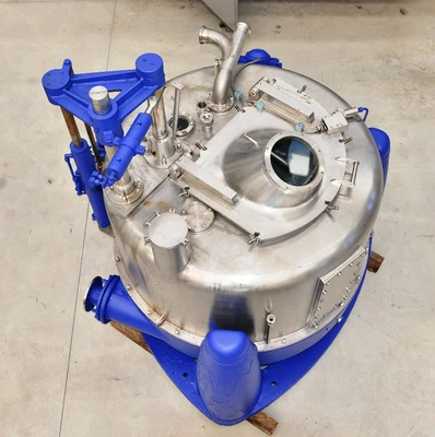 Comi-Condor ALFA/S perforate basket centrifuge, 316SS.
