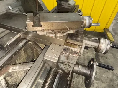14" X 40" REPUBLIC MODEL #14 ENGINE LATHE WITH METRIC: STOCK #23667
