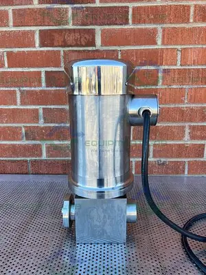 USED STAINLESS MOTORS PG2G14N04B1TG3 WASHDOWN DUTY MOTOR W/ SPIRAL BEVEL REDUCER 3PH