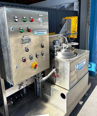 Rousselet Robatel RC 20 Vx R ATEX perforate basket centrifuge, 316L SS.