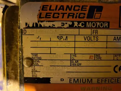 Used NORTHERN BLOWER P14G7545N-GE Parts (Hydraulics and Pneumatics) British Columbia CA | Lenmark #271024