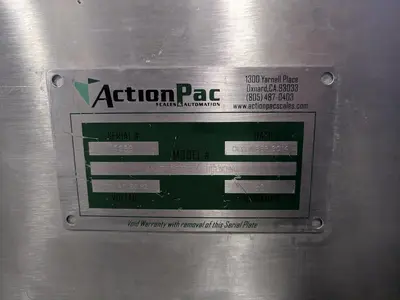 Used 2014 ACTIONPAC SCALES & AUTOMATION MULTI109CDX20 Pouch Packaging Machinery British Columbia CA | Steep Hill Equipment Solutions #1263451