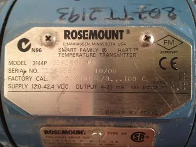 USED Rosemount 3144P