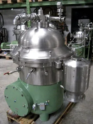 Westfalia SA 45-36-076 self-thinking clarifier centrifuge, 316SS.