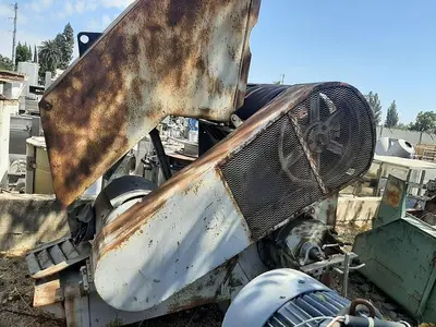 Mill, Hog, Hydro-Flaker, Carbon Steel, 100 HP #S479970