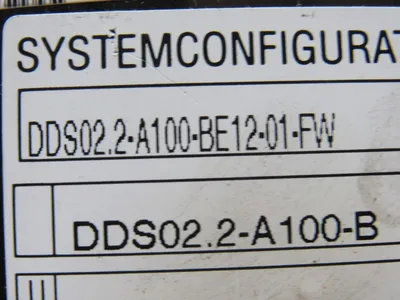 Indramat DDS02.2-A100-BE12-01-FW Ac Servo Controller