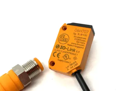 Used ifm Diffuse Reflection Sensor, Background Suppression, O6HLFPKG/0,30m Photoelectric Sensors Michigan US | Maverick Industrial Sales #1391614