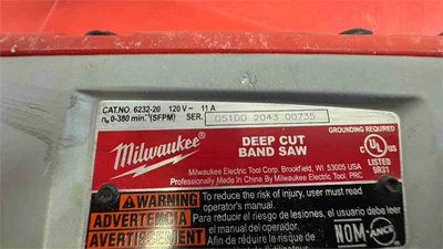 Used MILWAUKEE DEEP CUT BAND SAW Power & Hand Tools (Misc) California US | MachineryMax #1393432